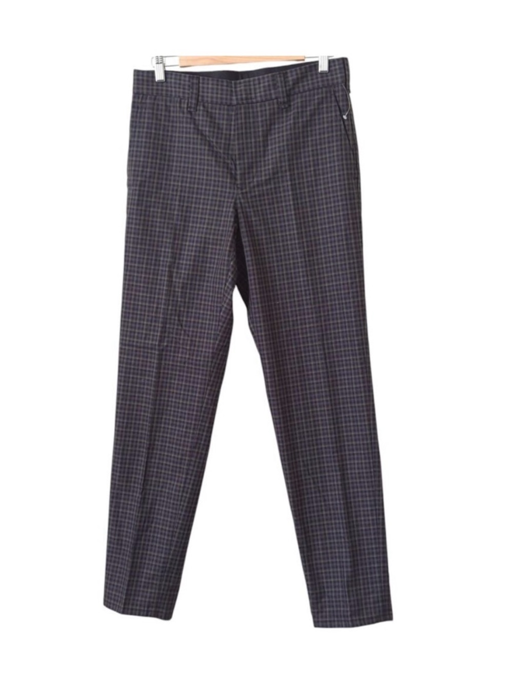 rag & bone Trouser Pants Womens 29 Plaid Ponte Gray Check Preppy Clueless Gray